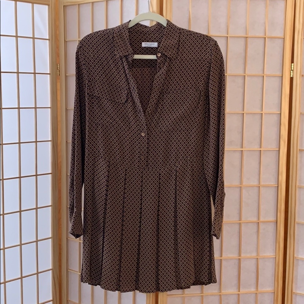 Equipment silk dress